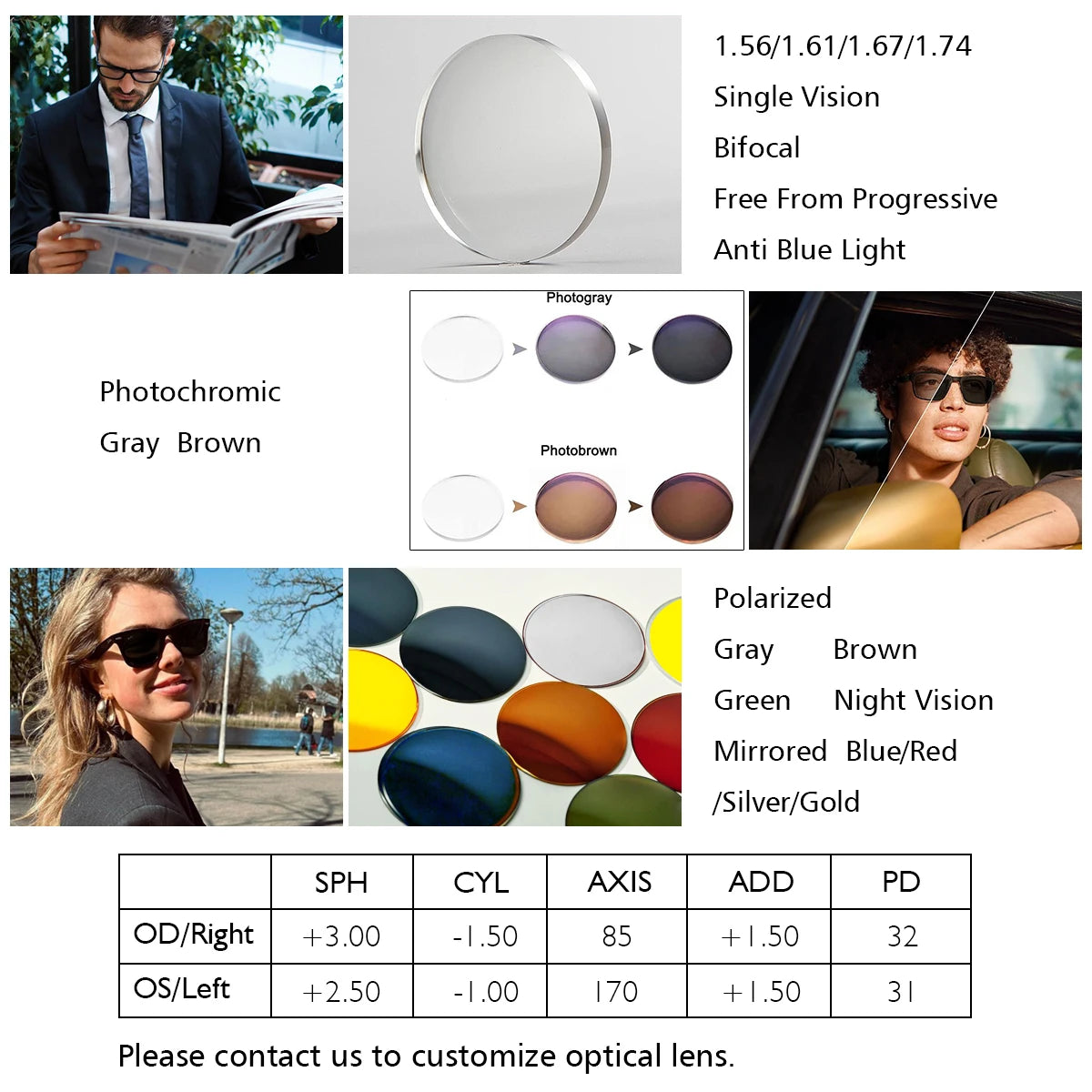 Trendy Double Bridge Eyeglasses