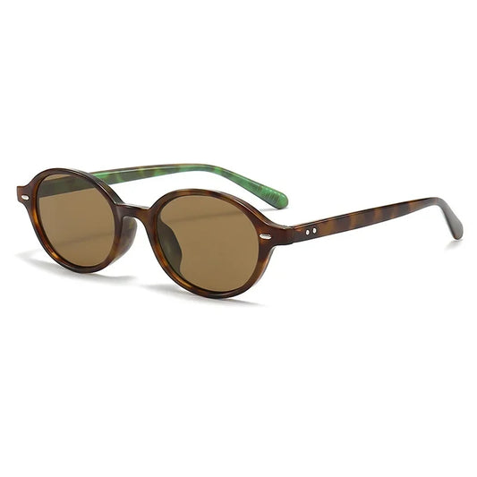 Chic Retro Oval Sunglasses