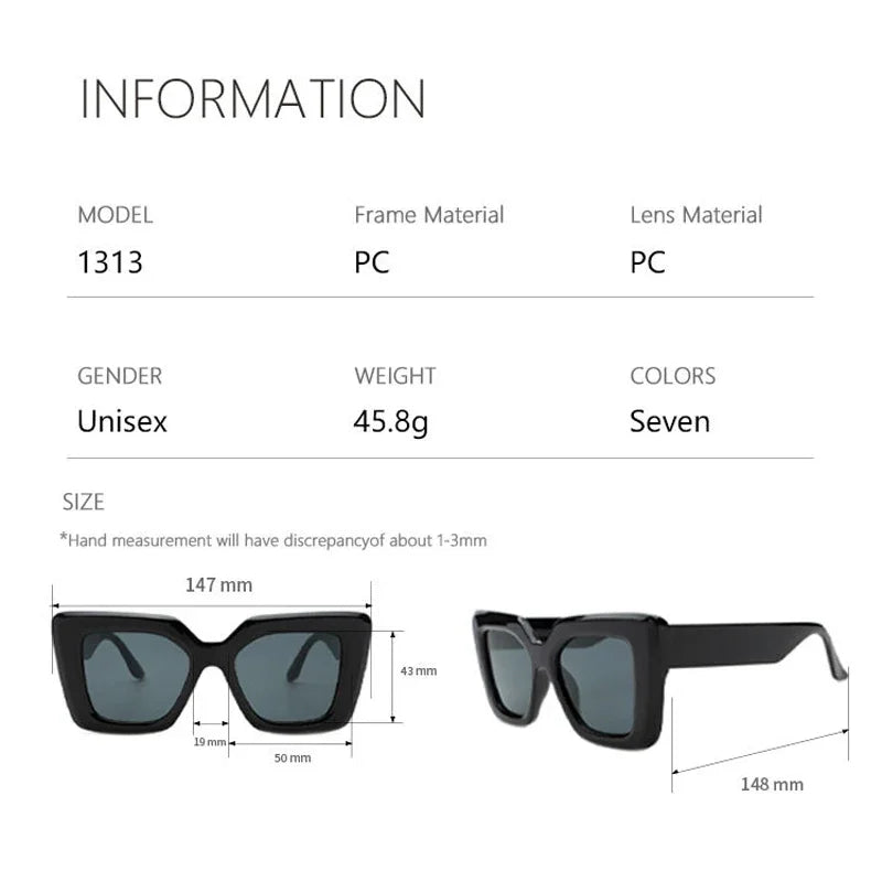Chic Retro Oversized Sunglasses