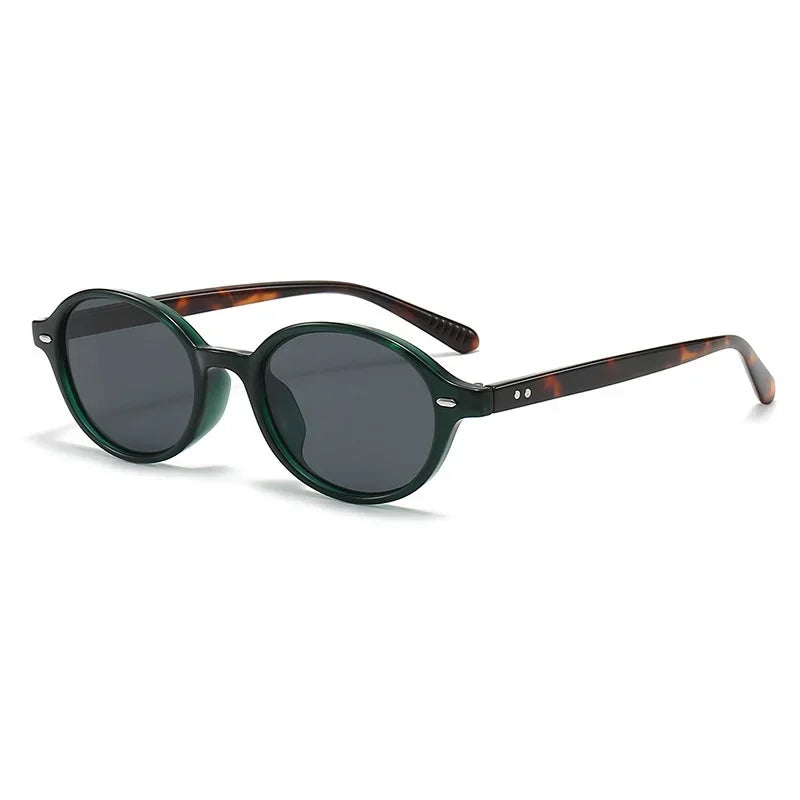 Chic Retro Oval Sunglasses