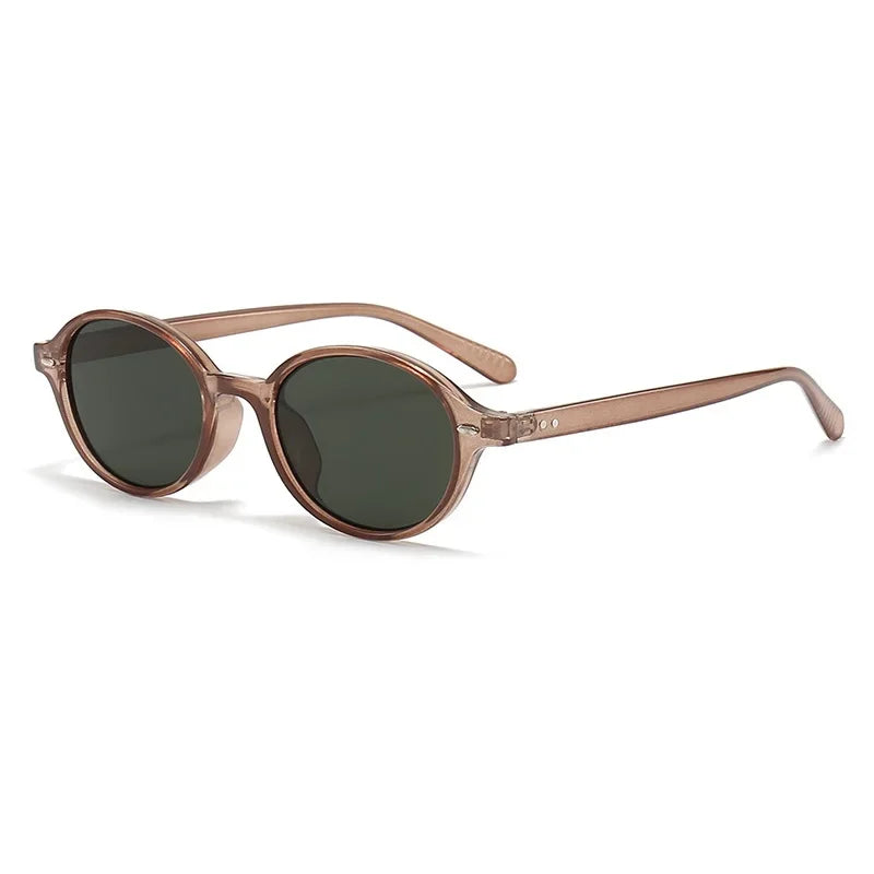 Chic Retro Oval Sunglasses