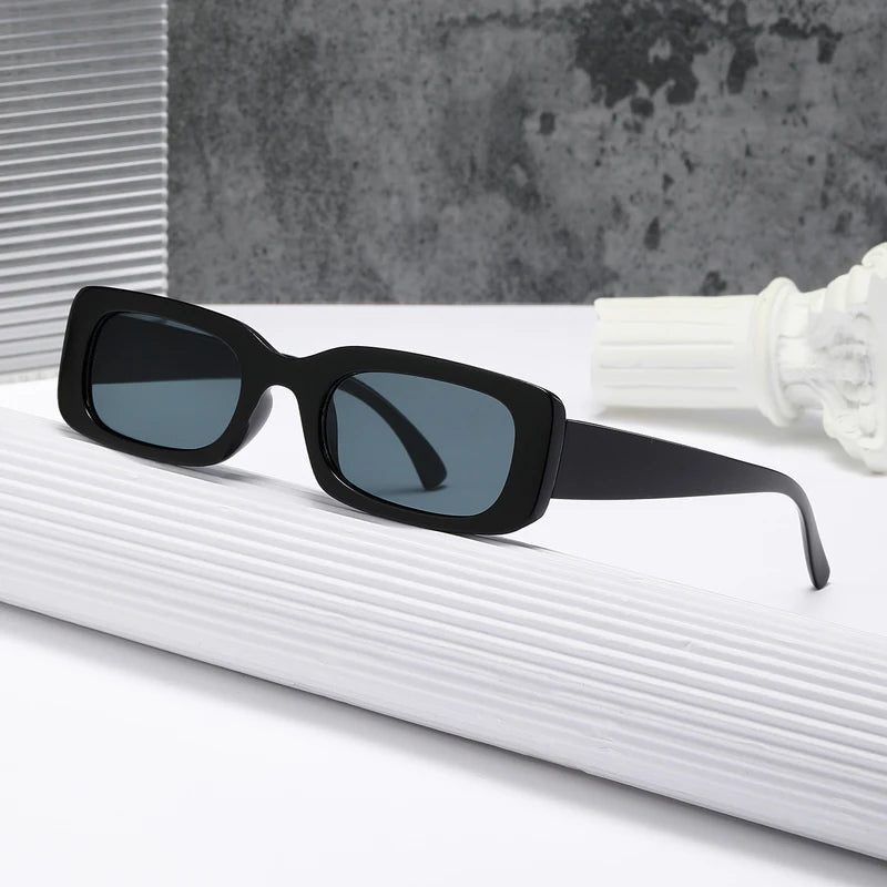 Retro Black Lens Sunglasses
